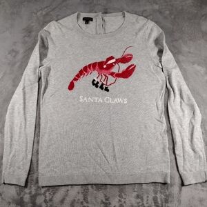 Rare Talbots Santa Claws Lobster sweater Size S